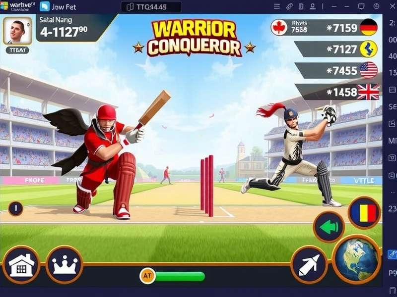 Warrior Cricket Conqueror download statistics chart